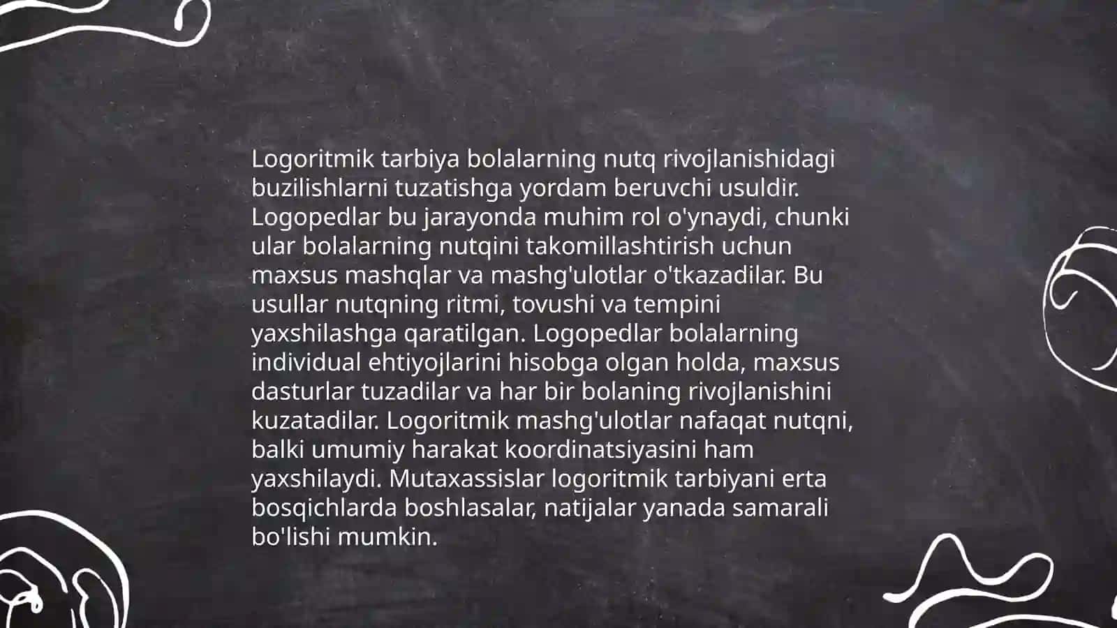 Nutqida patologiyasi bor kishilar bilan logoritmik tarbiyani tashkil qilishda musiqa rahbari, logoped va tarbiyachining vazifalari 4