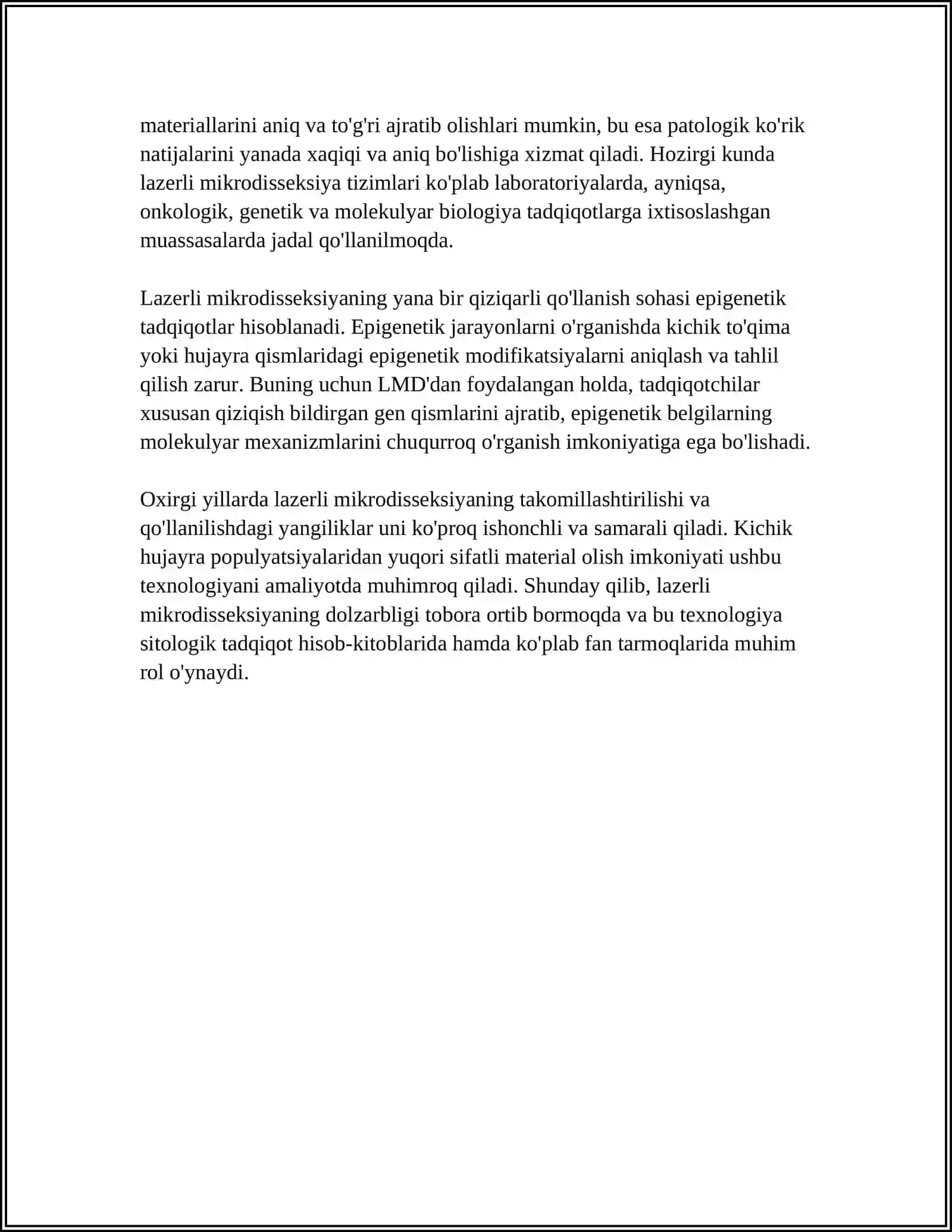 SITOLOGIYADA QO'LLANILADIGAN MIKROXRURGIYA VA SITOKIMYOVIY TADQIQOT USULLARI 4