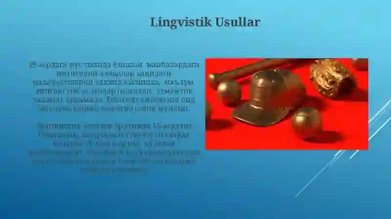 Maxsus Tarixiy Usullar 4