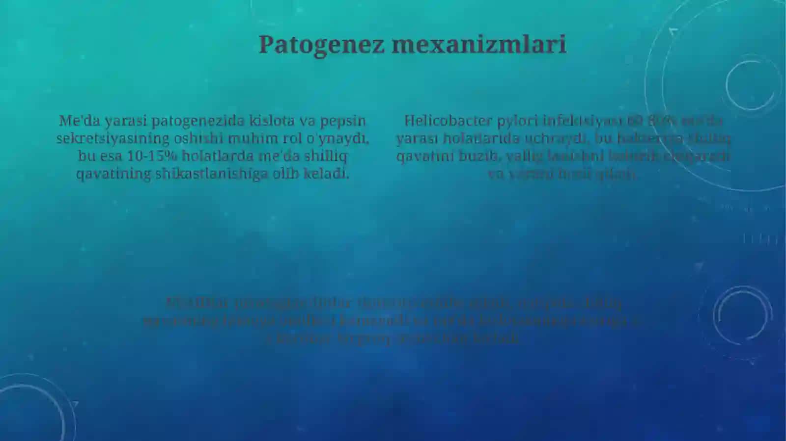 Oshqozon yara kasalligi etiologiyasi va patogenezi 4