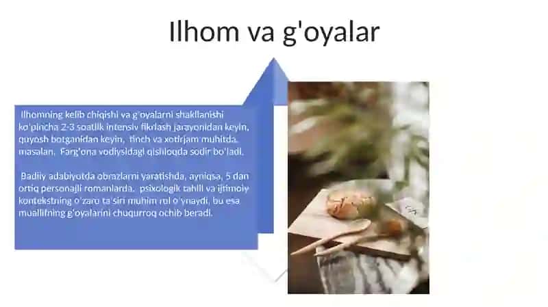 Adabiy hayot va jarayon 4