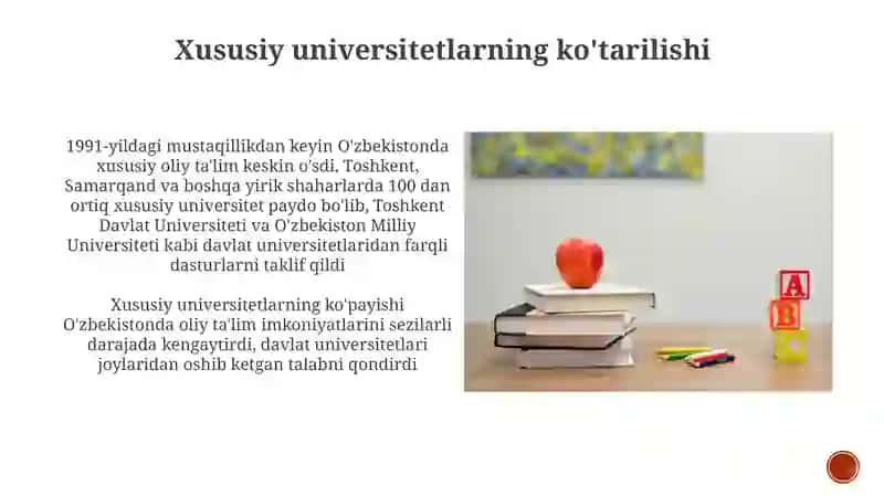 Oʻzbekiston Respublikasida oliy taʼlim tizimi ravnaqi 4