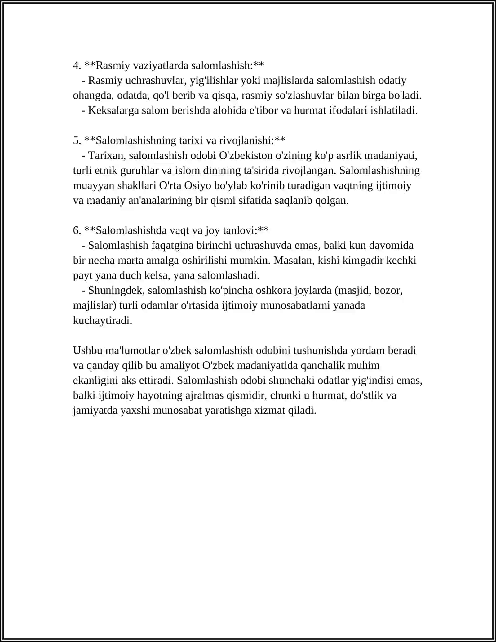 IMOM BUXORIY "AL-ADAB AL-MUFRAD" HADISI 4