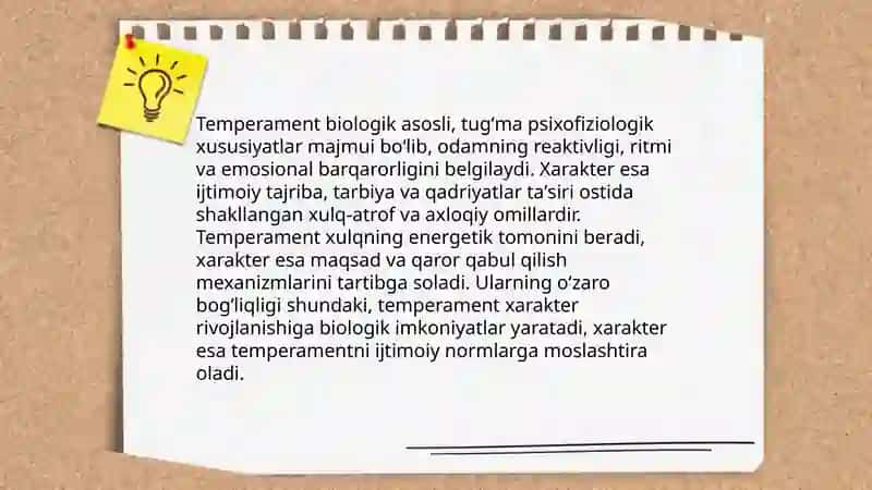 Temperament 4