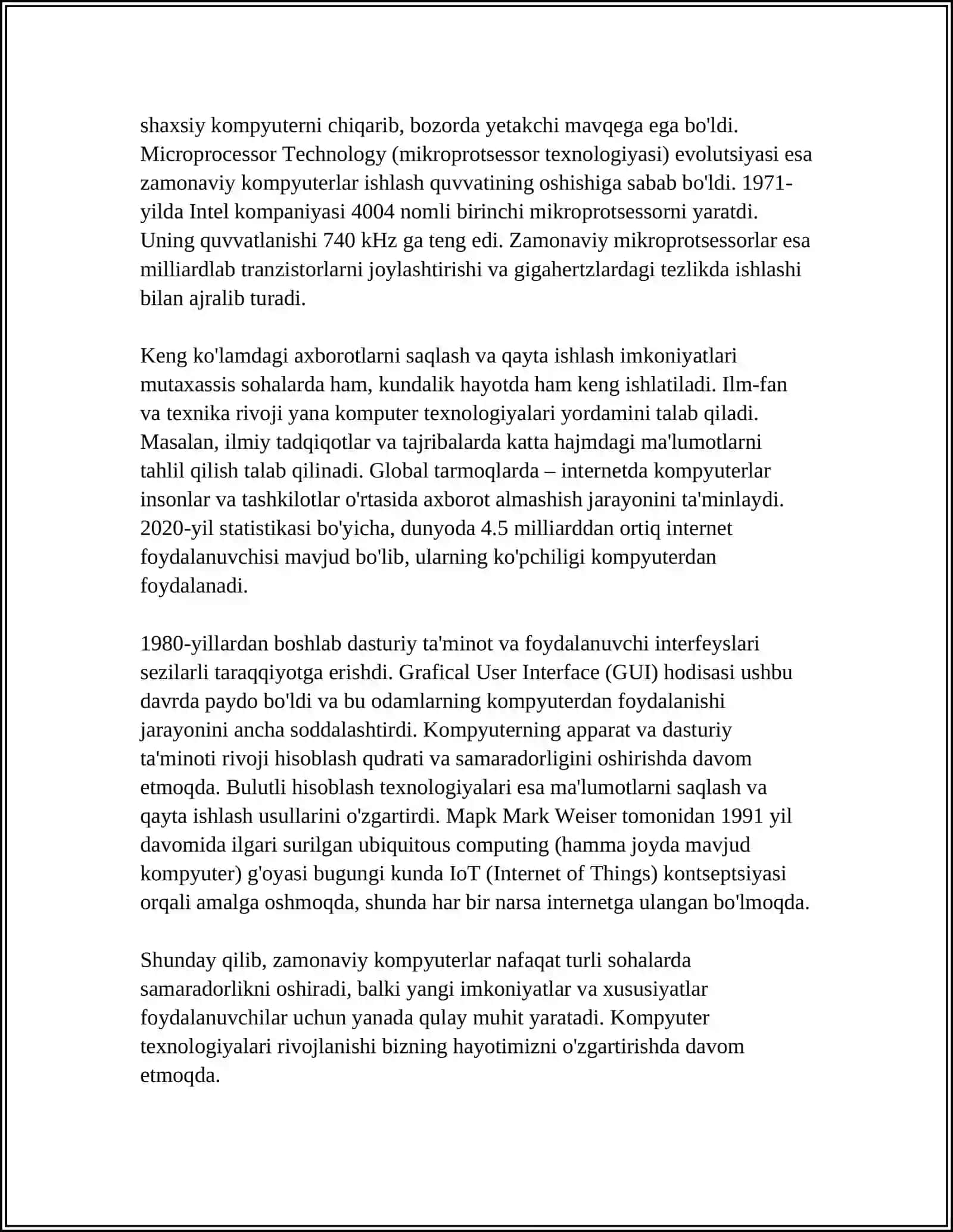 KOMPYUTER TURLARI UNING ASOSIY TUSHUNCHALARI VA TURLARI 4