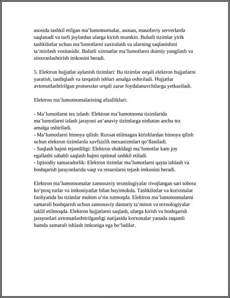 Elektron maʼlumotnoma va ularni yaratish 4