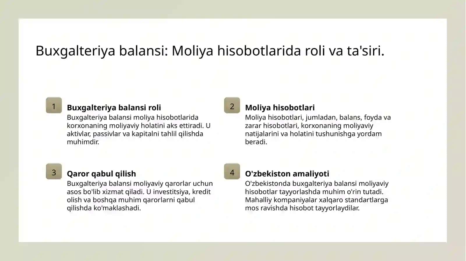 Buxgalteriya balansi va uni tuzish tartibi 4