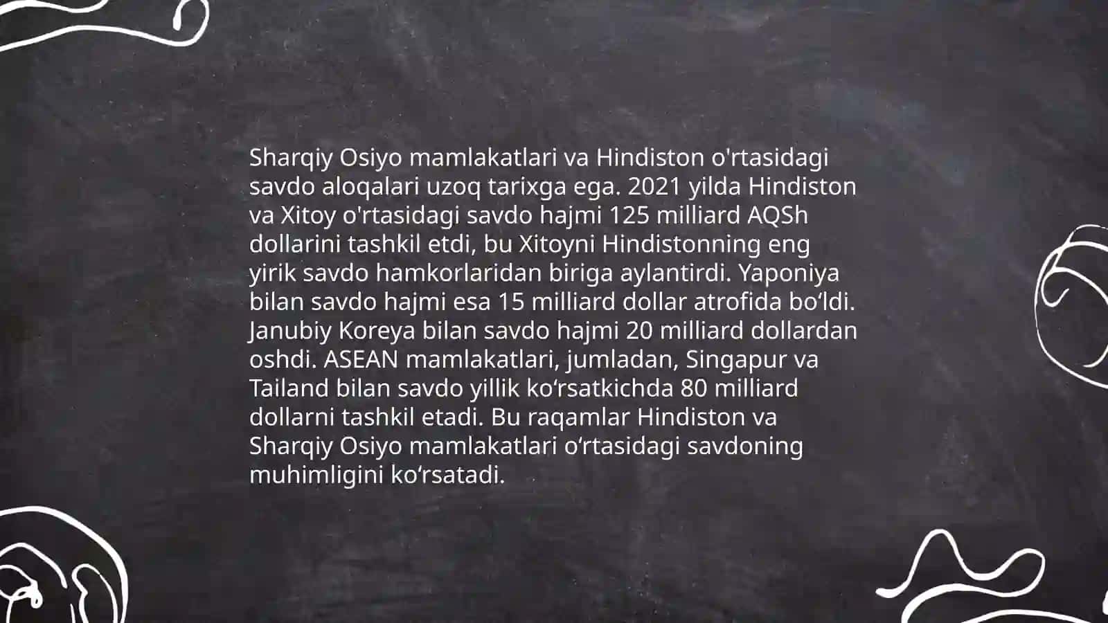 Sharqiy Osiyo mamlakatlarining iqtisodiy rivojlanishi (1991-2017) 4