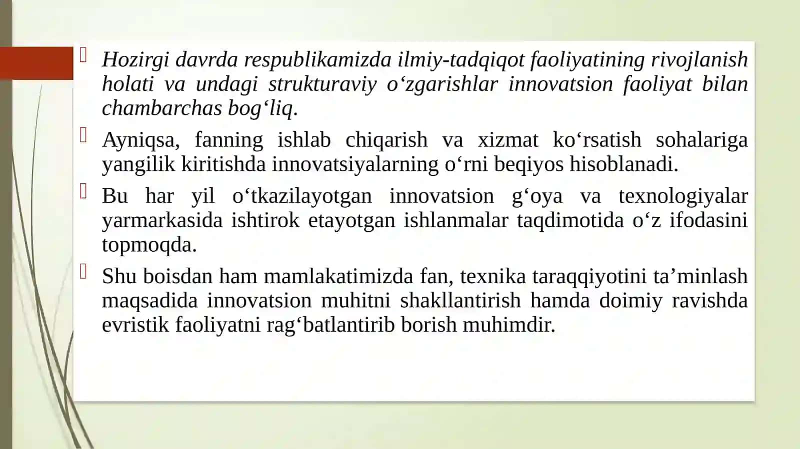Innovatsiya va innovatsiyalar 4