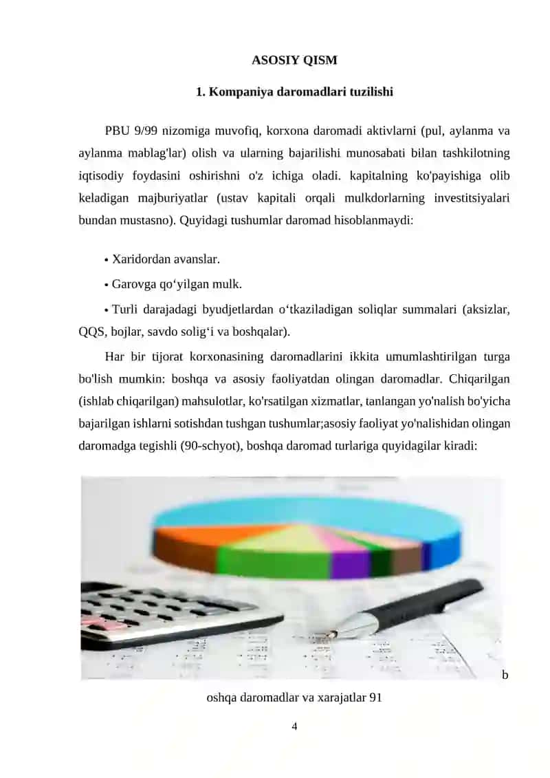 "BUXGALTERIYA HISOBI" fanidan REFERAT 4