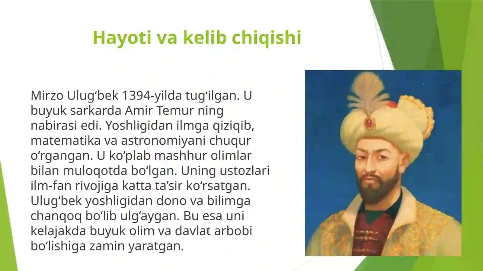 Mirzo ulug'bek davlat arbobi va buyuk olim 4