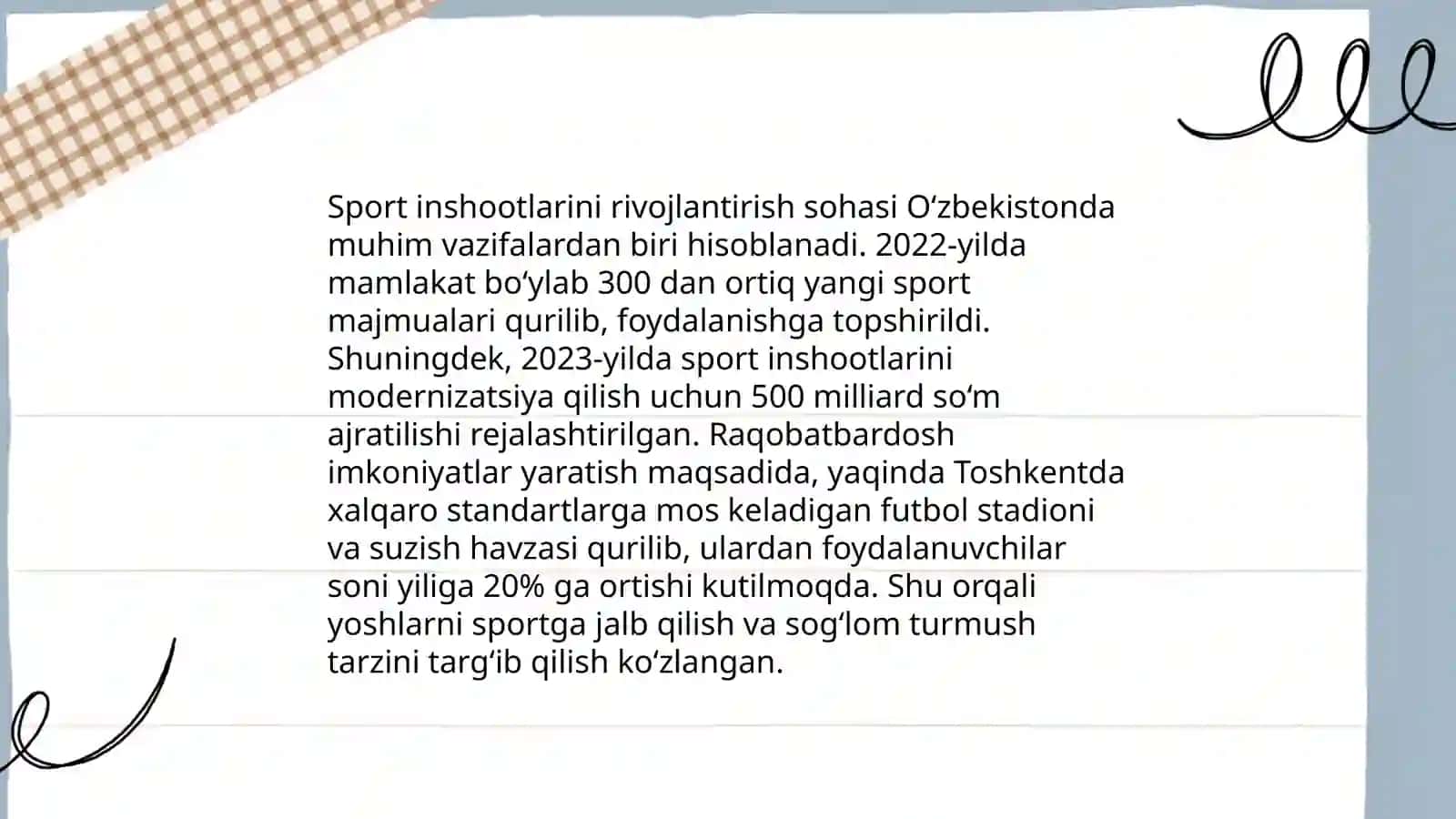 Jismoniy tarbiya va sportni rivojlantirish 4