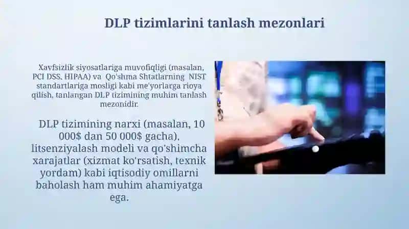 Ma'lumotlar yo'qotilishini oldini olish (DLP) sistemasi 4
