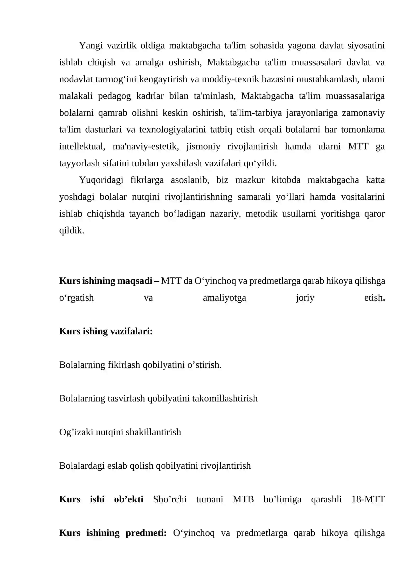 Bola tarbiyasida o'yinchoqlarning axamiyati 4