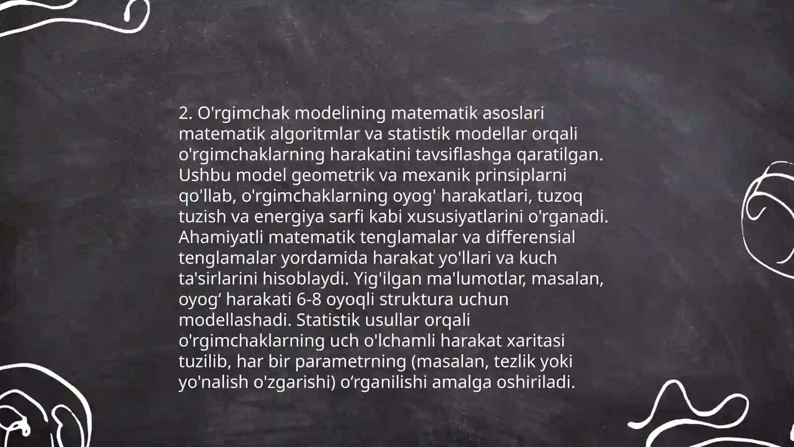 Bozor o'rgimchak modeli 4