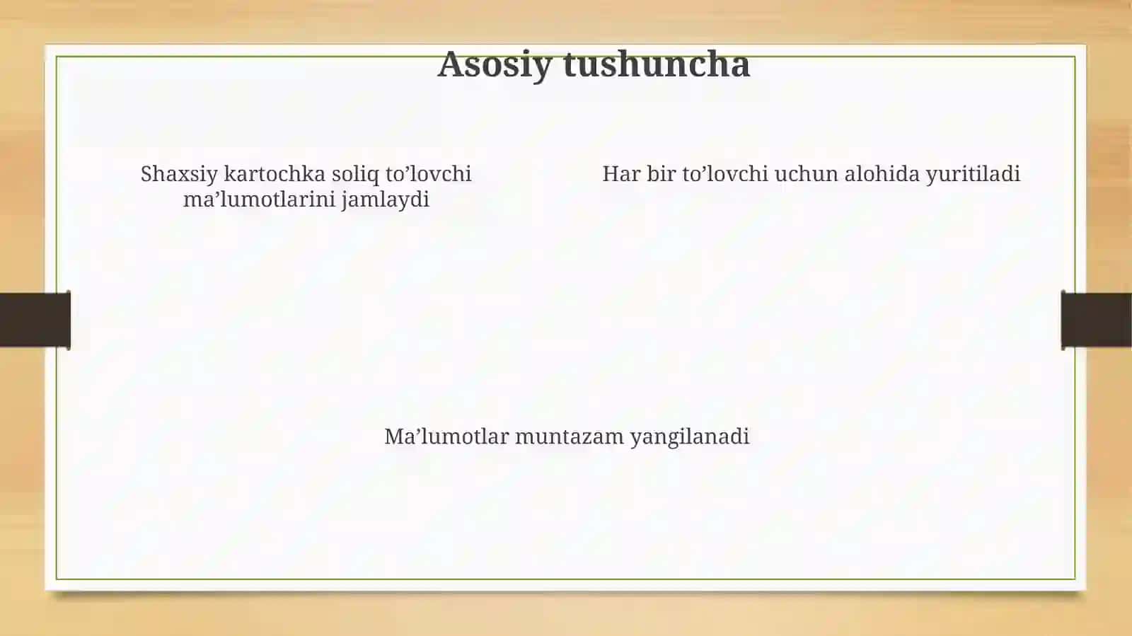 Soliq to’lovchilarning shaxsiy kartochkalarini yuritishtartibi 4
