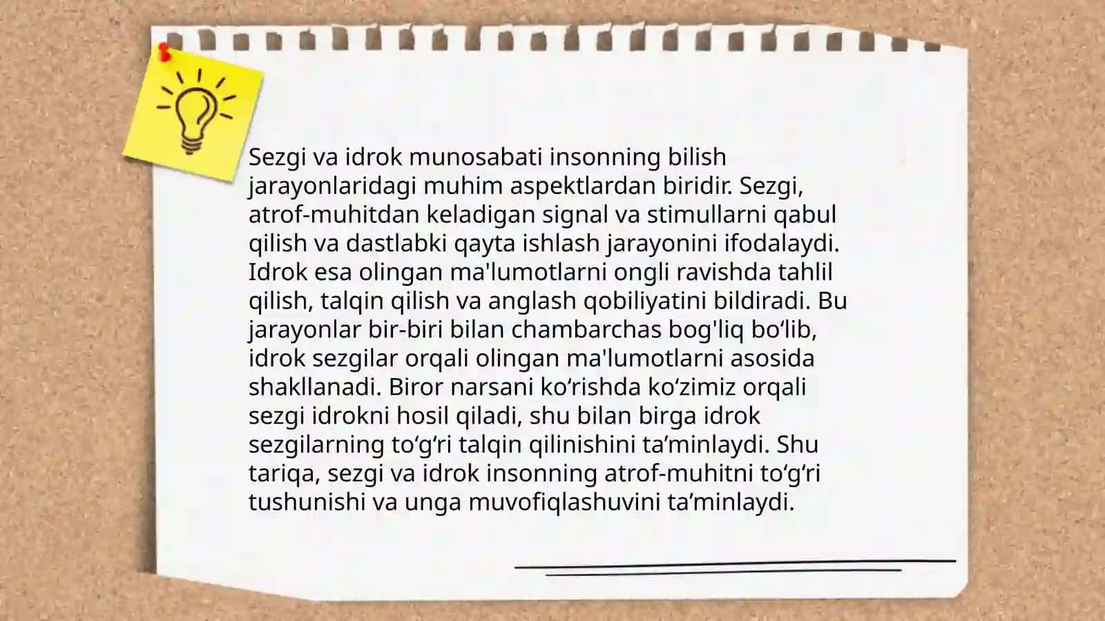 Sezgi xususiy bilish jarayoni sifatida 4