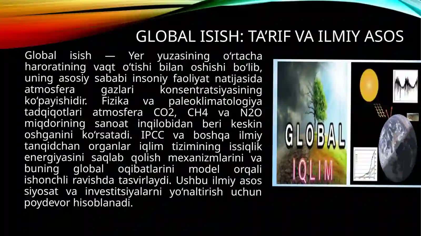 Dunyo iqlimidagi global isish va demografik muammolar 4