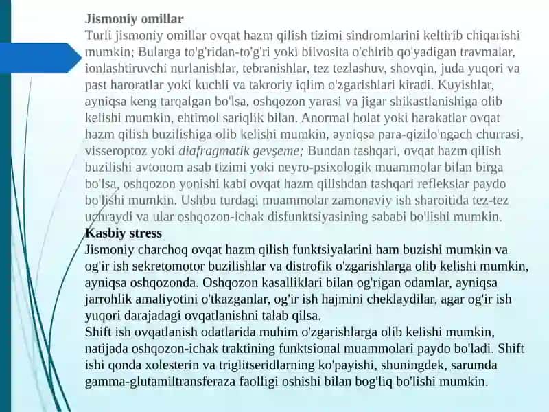 Sport Tibbiyoti va Reabilitalogiya Fanidan 10-Semestr Uchun Amaliy Mashg'ulot 4