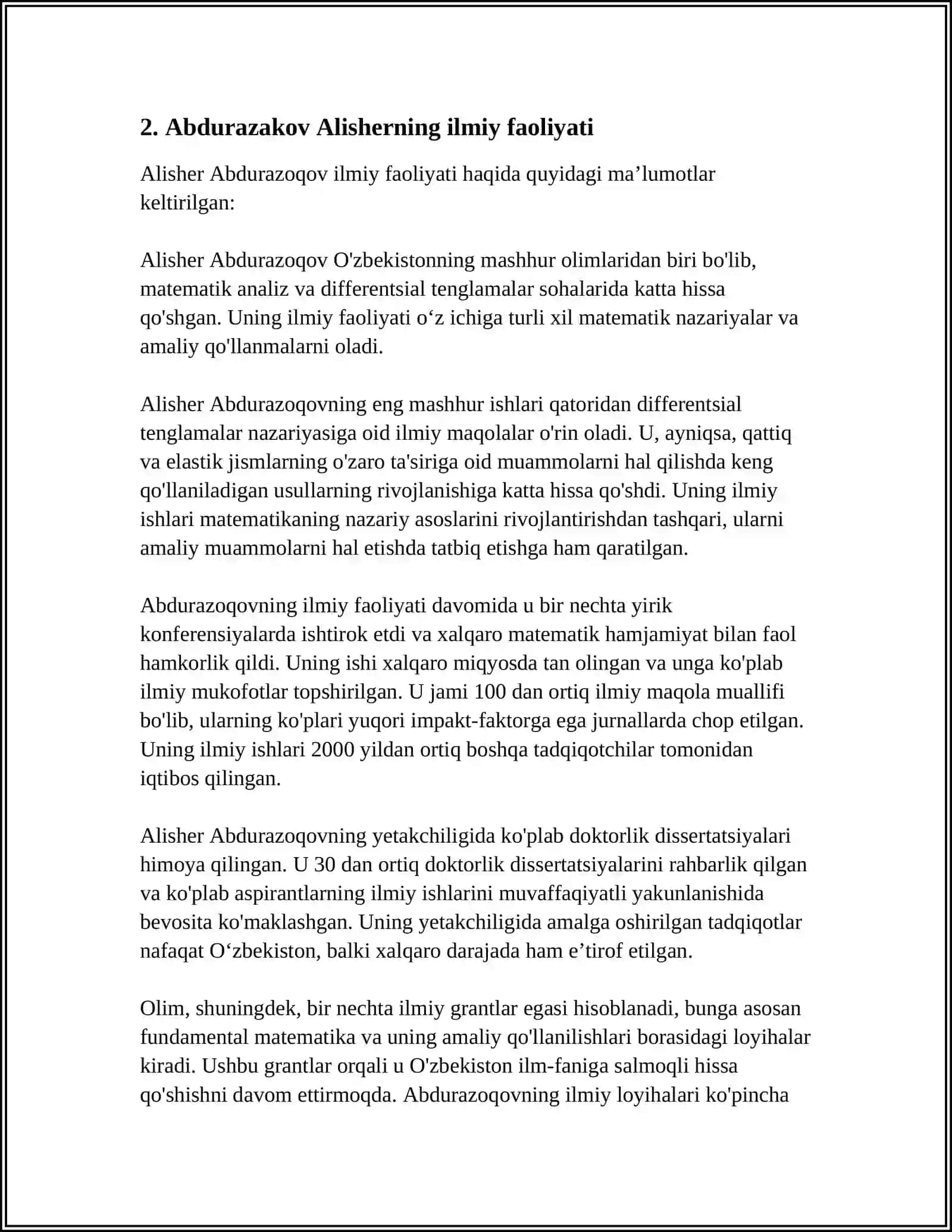 ABDURAZAKOV ALISHER MAMASALI OʻGʻLI SYMAE 7 4