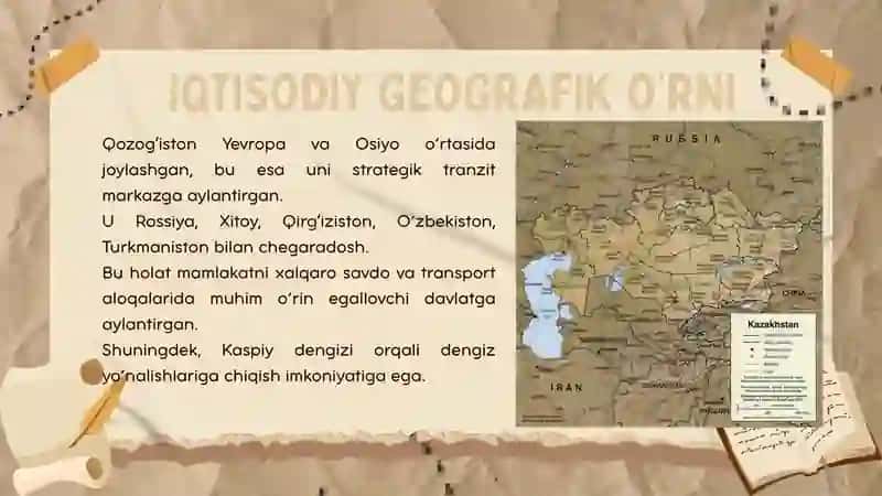 Qozogʻistonning iqtisodiy geografiyasi va turistik tafsifi 4
