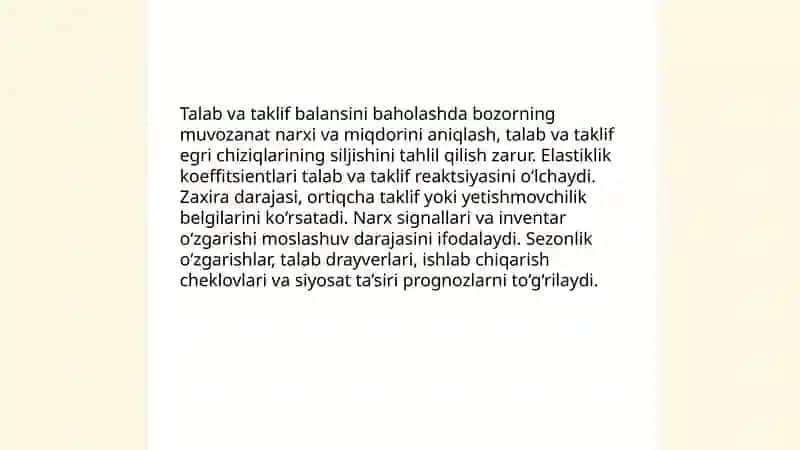 Bozor Kunyukturasini Tahlil Qilish 4