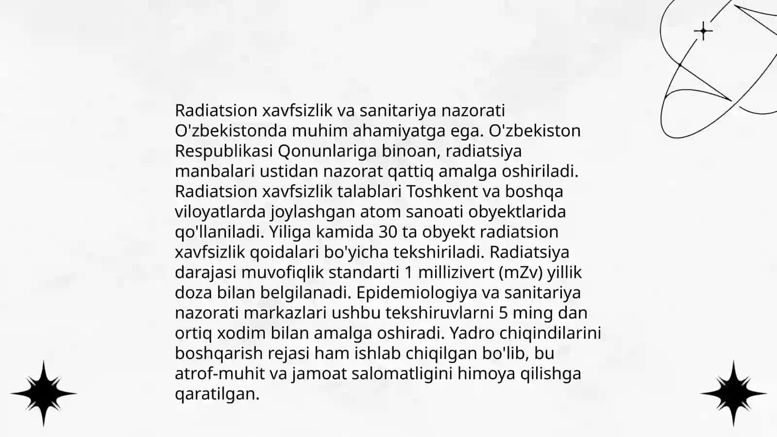 Sanitar-dozimetrik nazorat haqida tushuncha 4