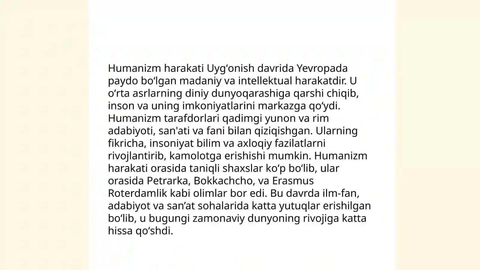 Yevropada uyg’onish davri 4