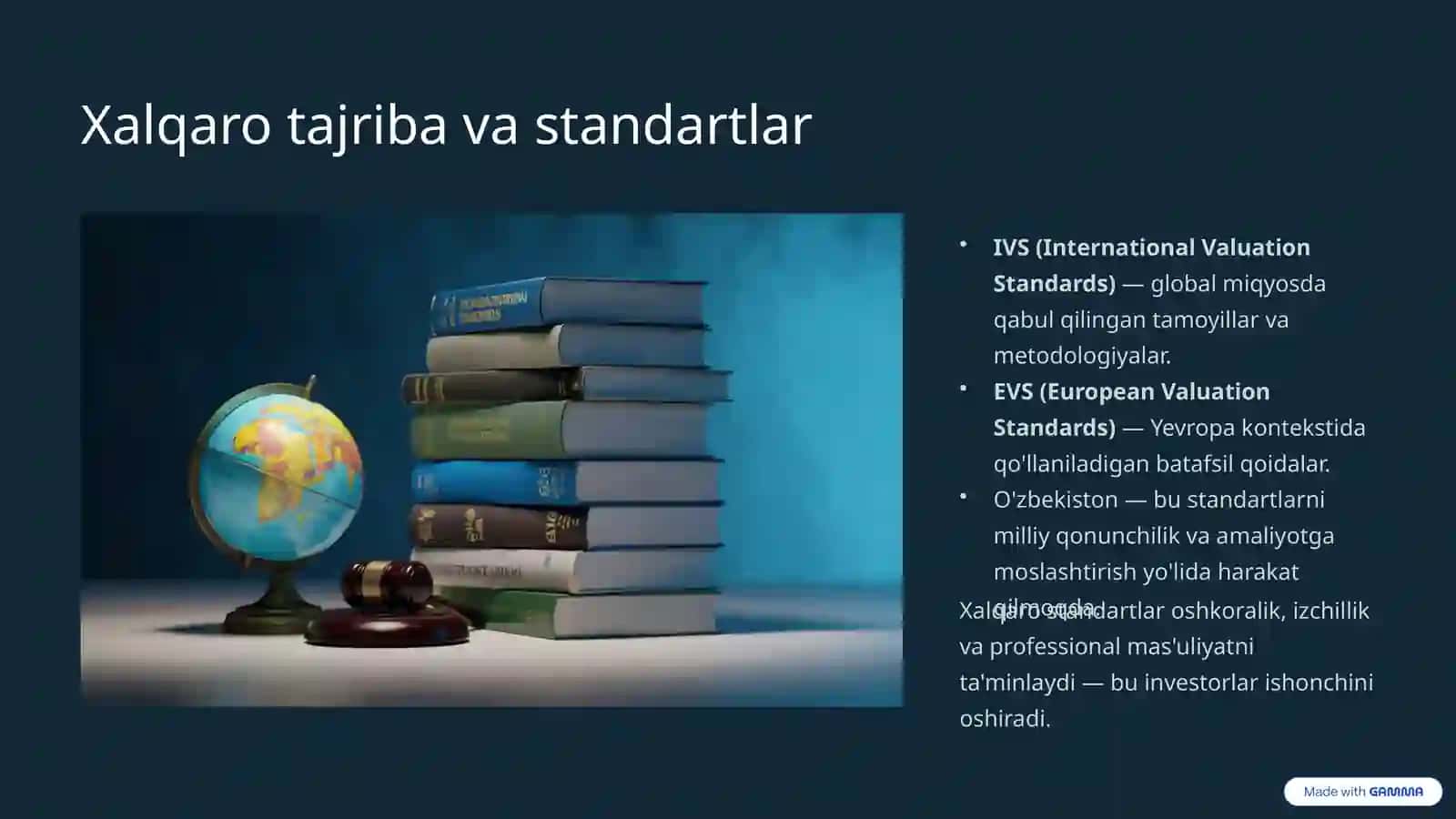 Ko'chmas mulkni baholash: Zamonaviy yondashuvlar va O'zbekiston tajribasi 4