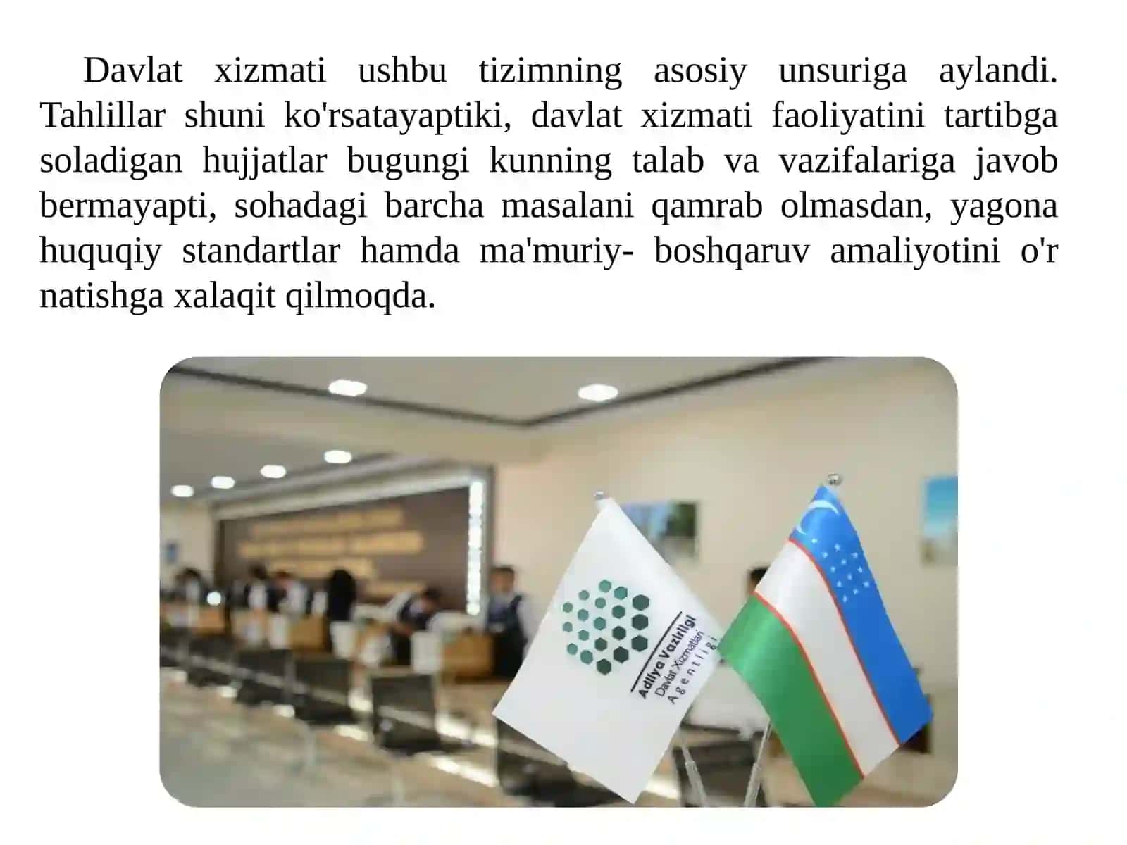 Mustaqillikyillaridadavlatboshqaruvitizimidaamalgaoshirilganislohotlar 4