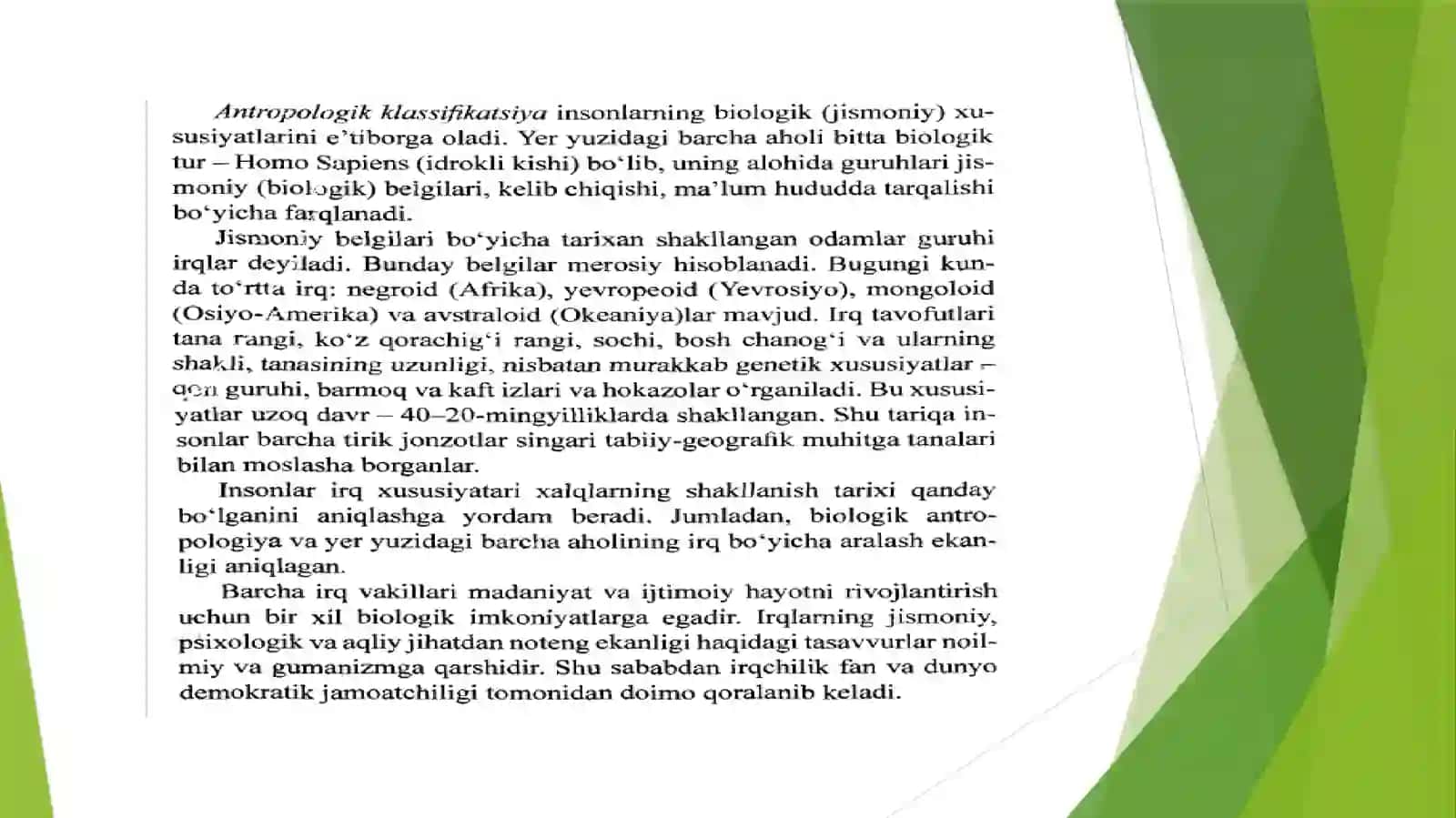 IRQIY TIP VA TILLARI MASALASI 4