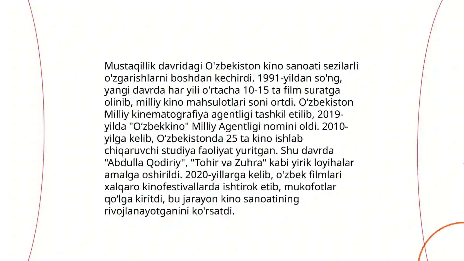 Madaniyat sohasidagi islohotlar 4