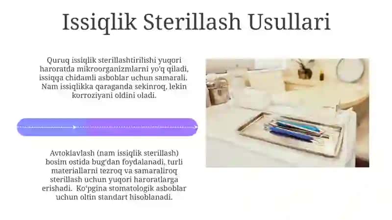 Teropevtik Stomatologiyada Sterilizatsiya usullari 4