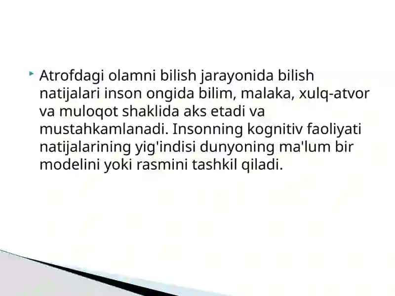 "Dunyo tasviri" tushunchasi 4