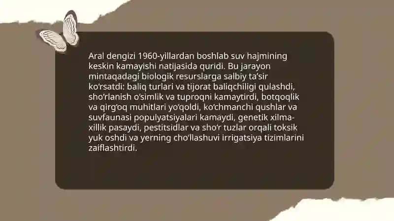Qoraqalpogʻistondagi Biyologik Resurslar 4