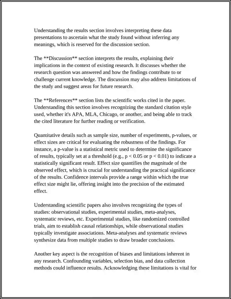 Understanding Scientific Papers 4