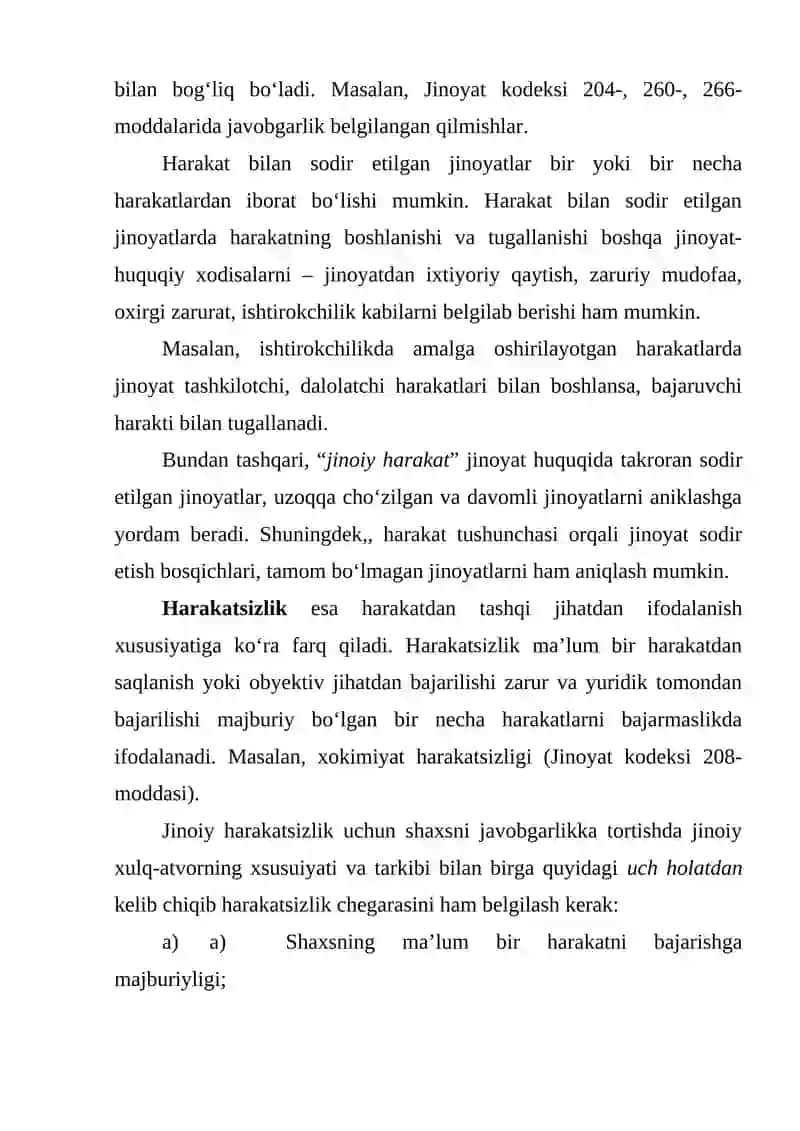 Jinoyat Xuquqida Jazo Tushunchasi va Tizimi 4