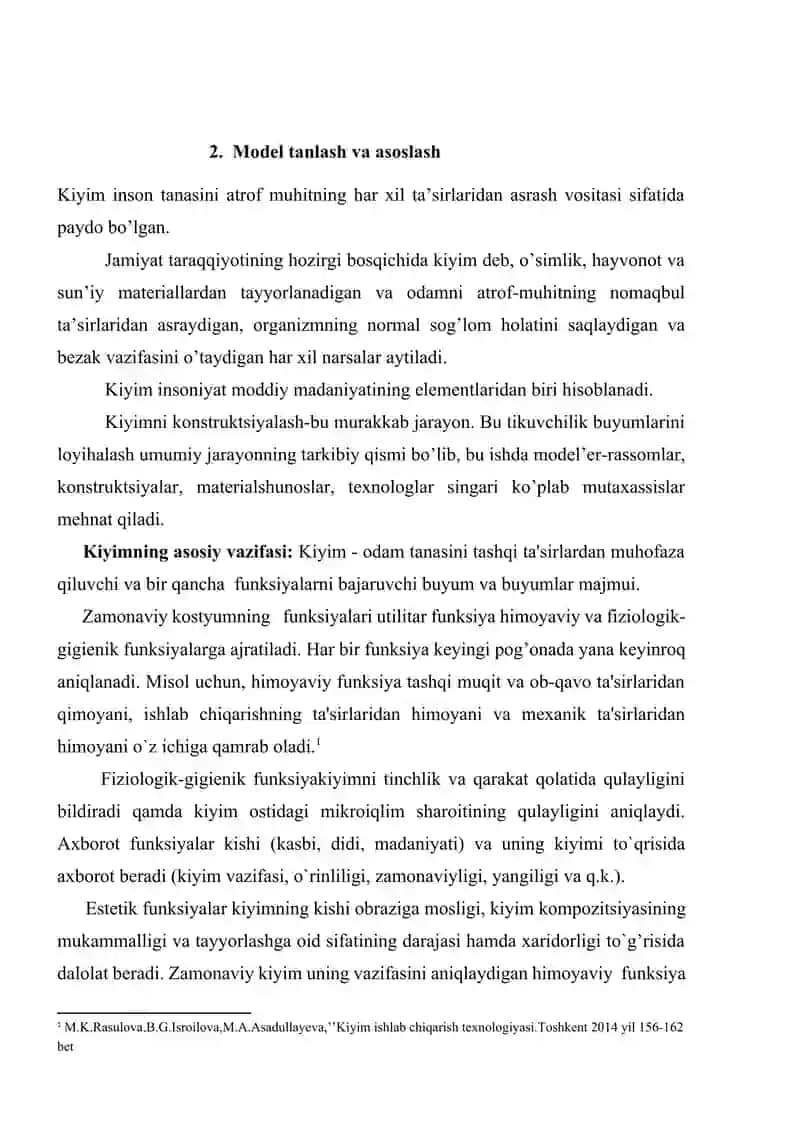 Ayollar ko'ylaklarini ishlab chiqarishning zamonaviy oqim texnologiyasini loyihalash va takomillashtirish 4