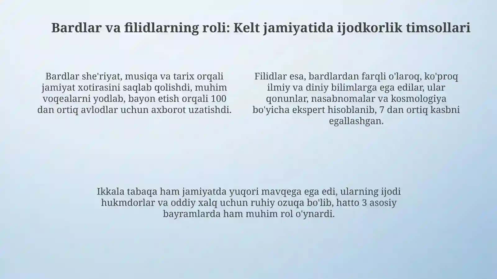 Kelt xalqlarining epik ijodkorligi 4