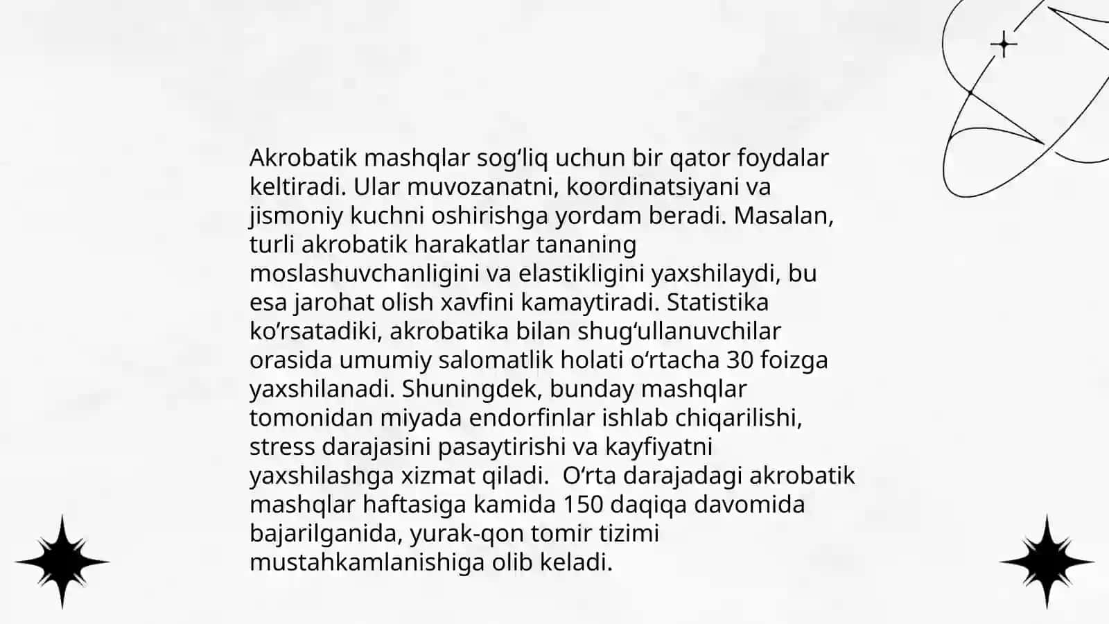 Akrobatik mashqlar 4