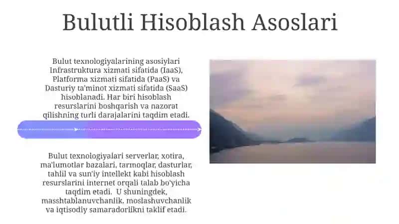 Bulutli Hisoblash Asoslari 4