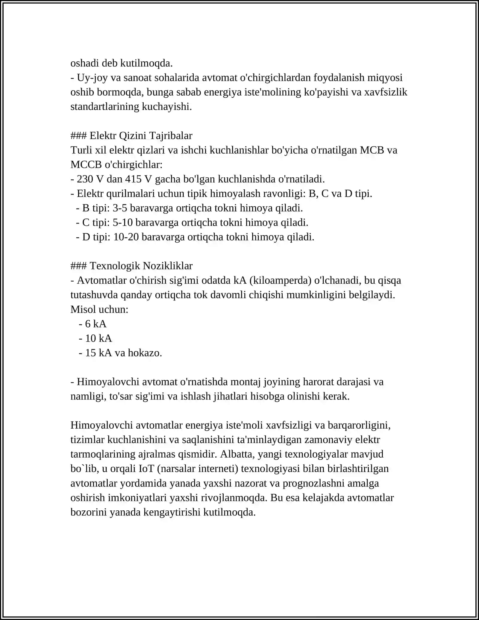 ELIKTR QURILMALARINI HIMOYALOVCHI KOMMUTATSIYA APARATLARI 4