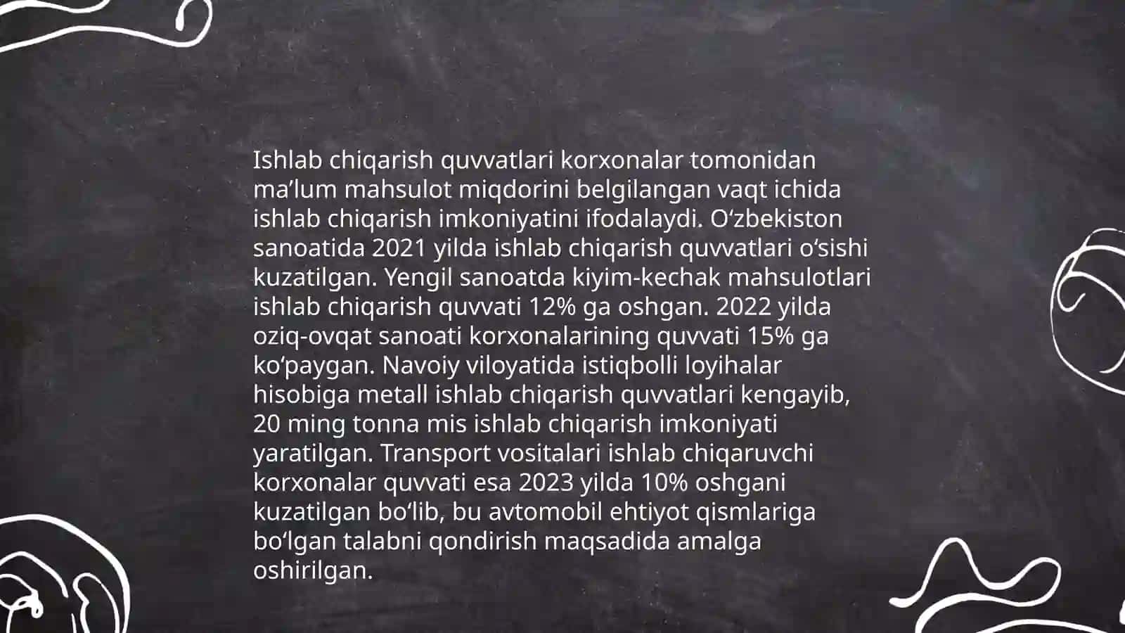 Ishlab chiqarish va xarajatlar 4