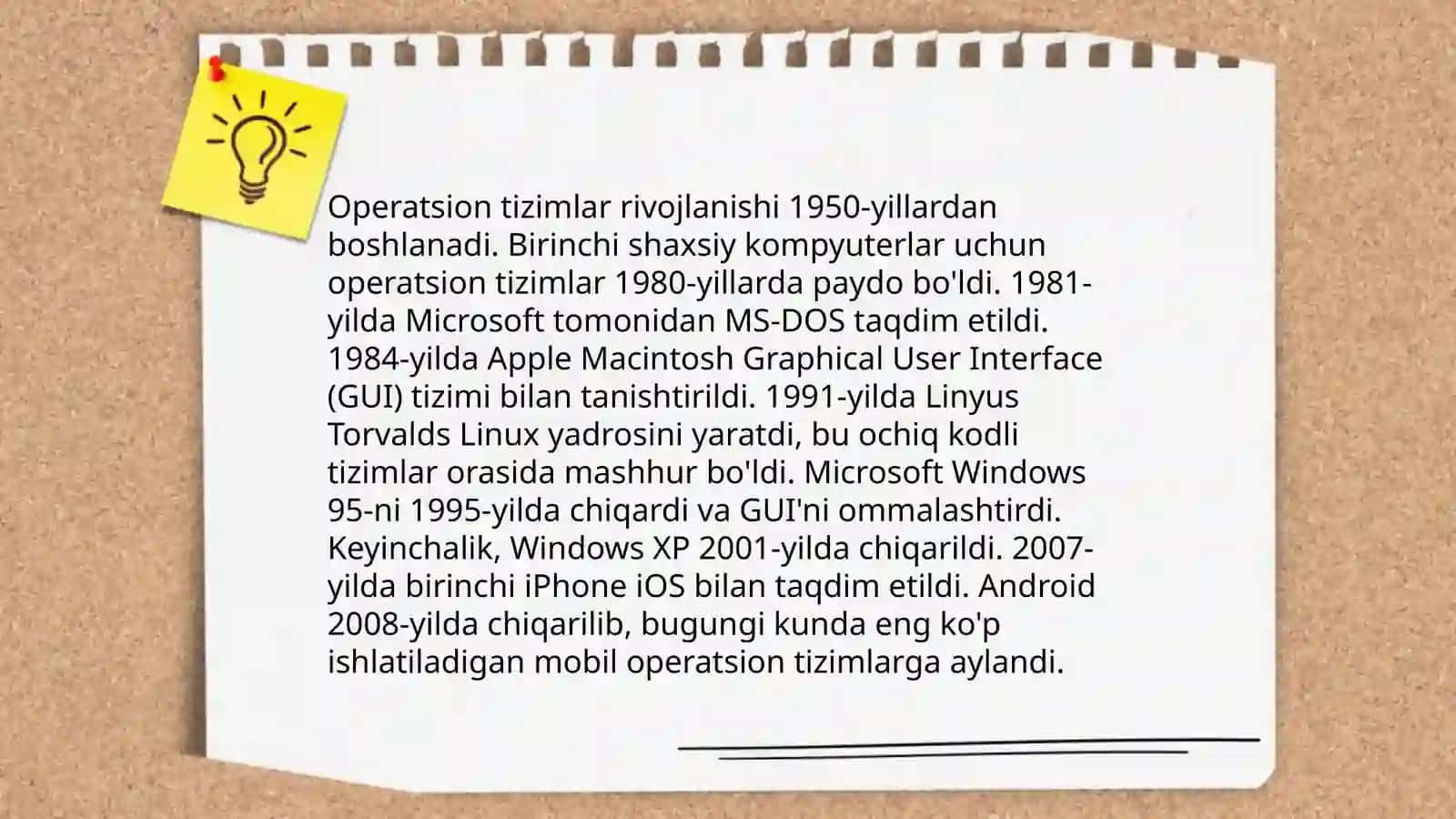 Operasion tizimlar va uning turlari 4