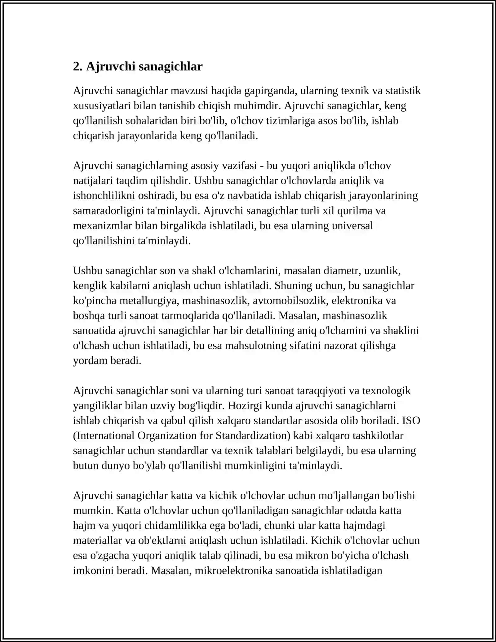 JAMLOVCHI AYRUVCHI VA REVERSIV SANAGICHLAR.SINXRON VA A SINXRON SANAGICHLAR 4