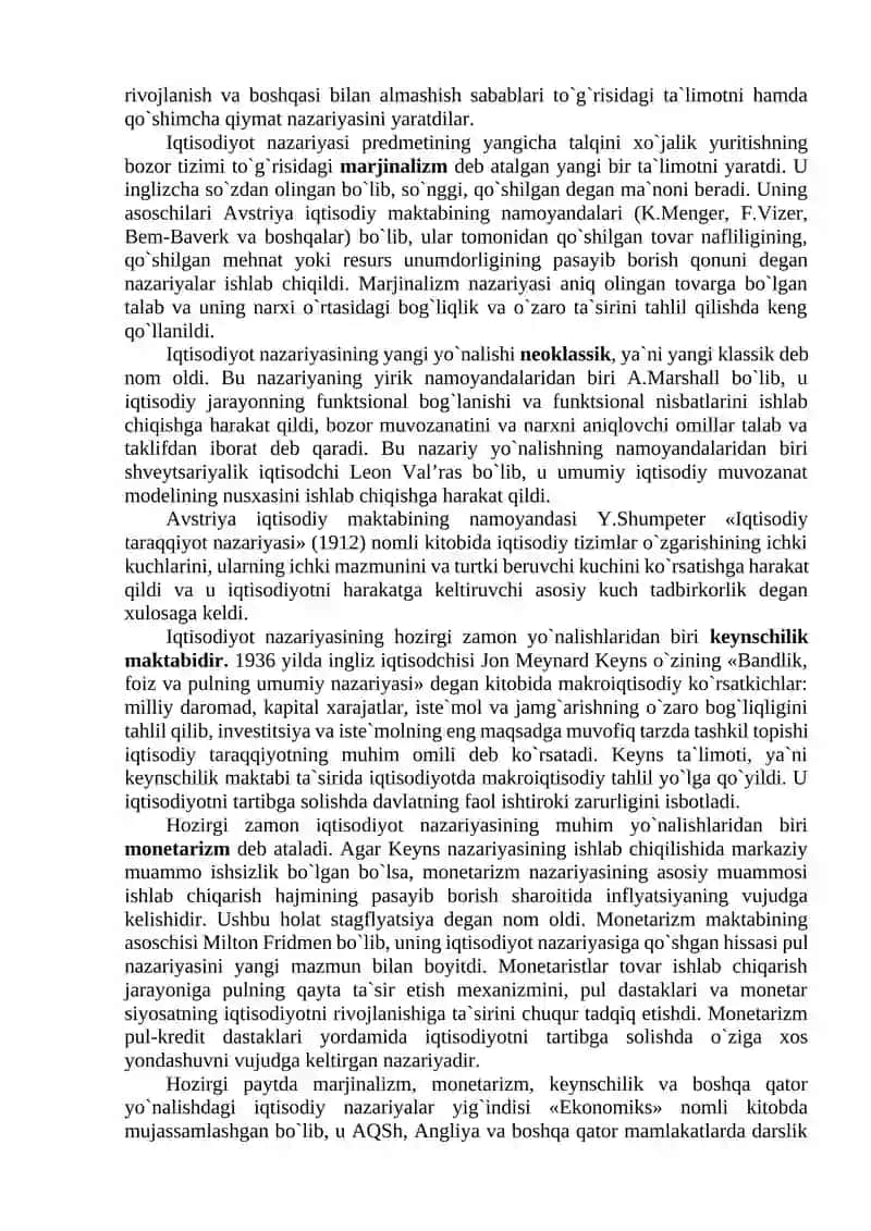 IQTISODIYOT NAZARIYASI FANINING PREDMETI VA BILISH USLUBLARI 4