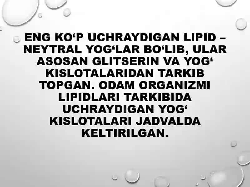 Lipidlar almashinuvi 4