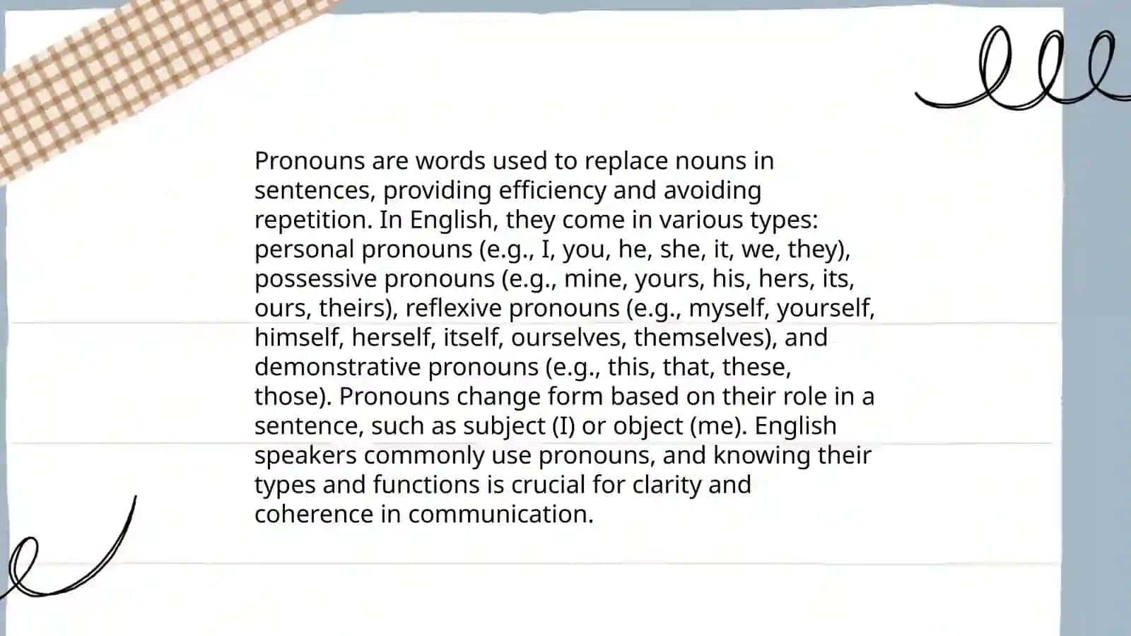 Parts of speech classification 4