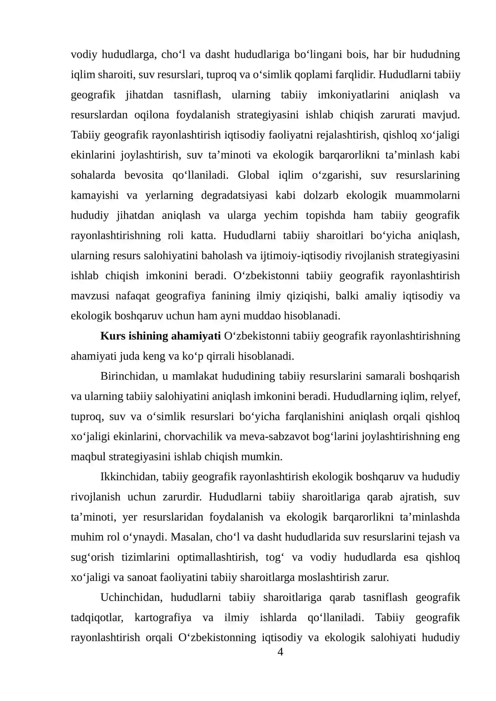 O'zbekistonni tabiiy geografik rayonlashtirish 4