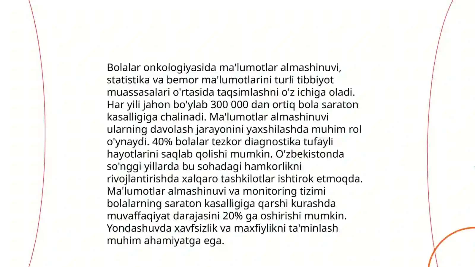 Internetga asoslangan bolalar onkologiyasi maʼlumotlari va registrlari xalqaro istiqbol 4